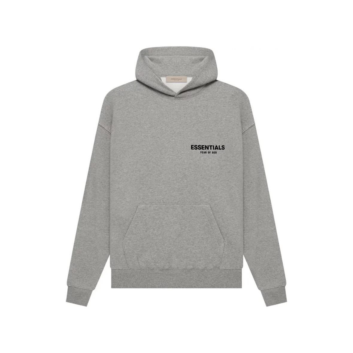 Essentials - Dark Oatmeal Hoodie